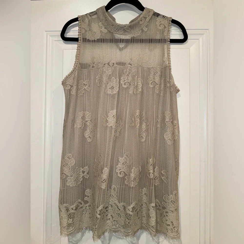 Shannon Ford Ny lace tunic blouse